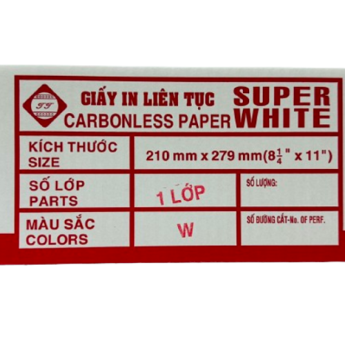 Giấy in liên tục 1 lớp