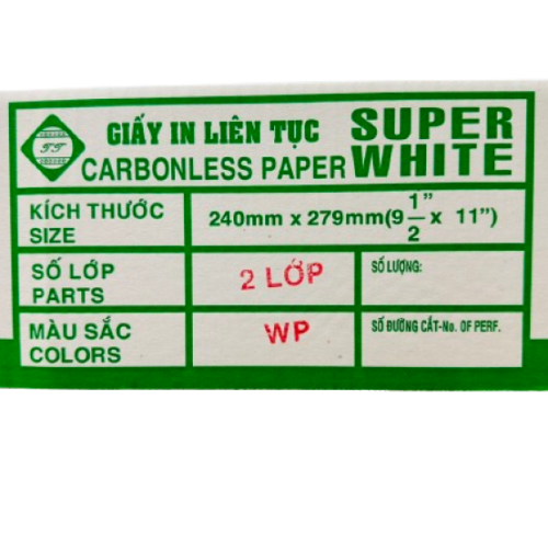 Giấy in liên tục 2 - 5 lớp
