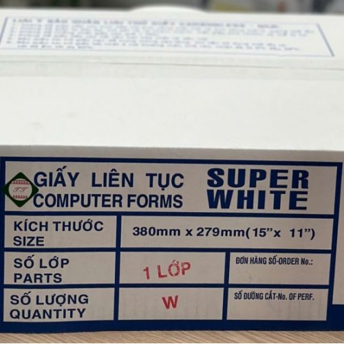 Giấy in liên tục 1 lớp