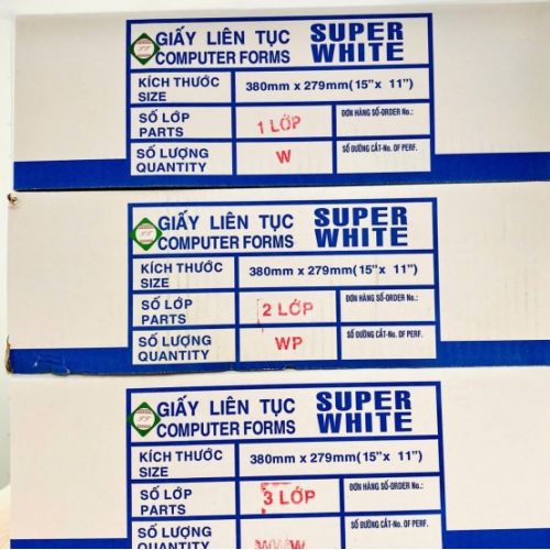 Giấy in liên tục 2 - 5 lớp