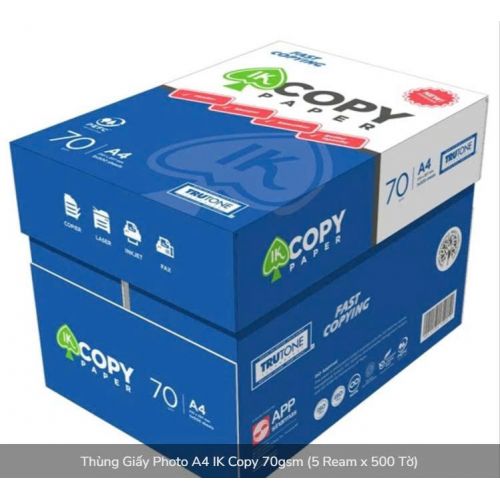 Giấy A4 IK Copy 70gsm 